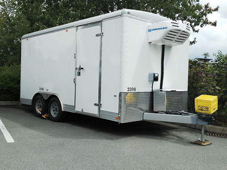 Corunclima all electric transport refrigeration unit C450FB