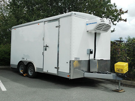 Corunclima all electric transport refrigeration unit C450FB