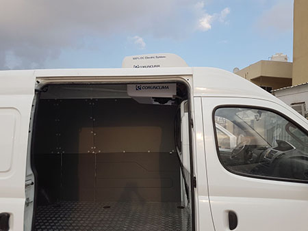 Corunclima electric transport refrigeration unit C350TB