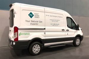 Puget Sound Energy Adds 40 XL Hybrid Transit Vans
