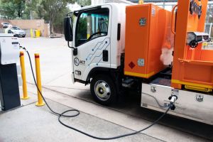 Electric tipper truck on trial in ACT