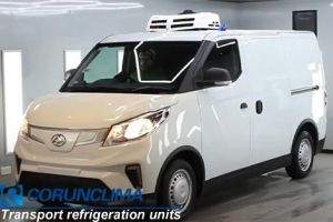 Corunclima Full DC Electric Refrigeration Units Installed on Maxus E-Deliver 3 Fridge Vans