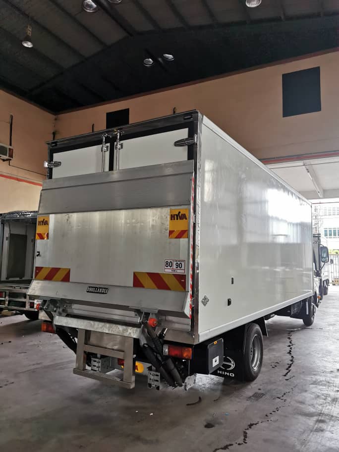 Corunclima truck freezer V650F installed in Malaysia