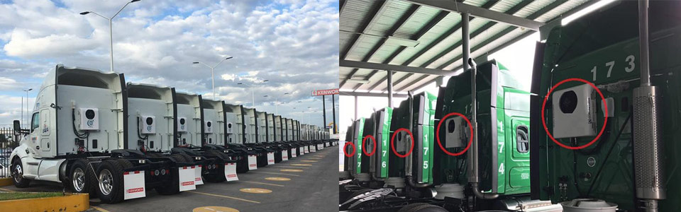 electric apu units for trucks installed in Mexico
