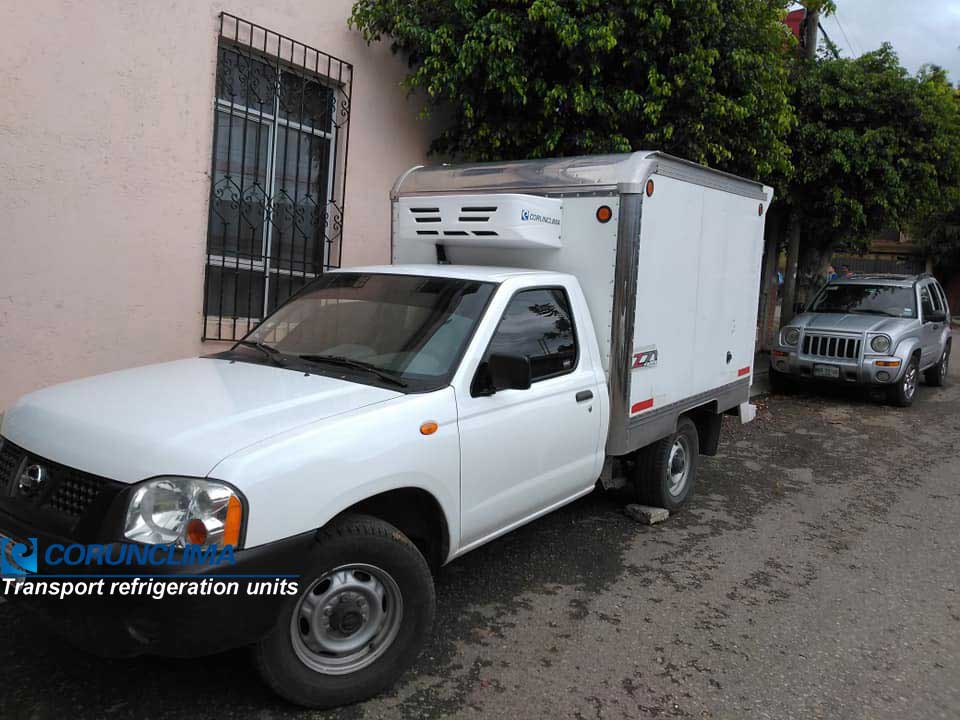 Truck freezer unit V300F on pickup