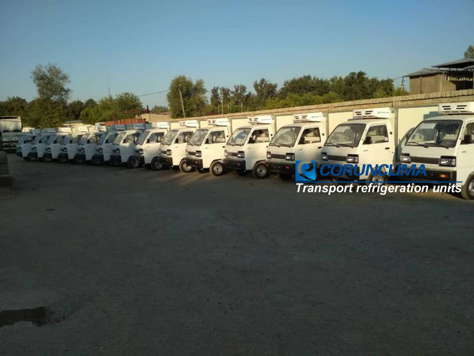 Corunclima supply OEM truck refrigeration units to GM Chevrolet Labo in Uzbekistan and Kazakhstan