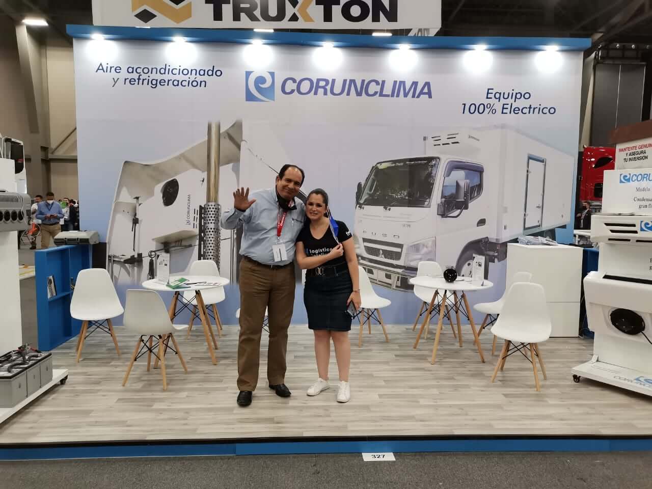 Corunclima Electric APU and transport refrigeration unit at the Transport Providers Expo, MTY 2021