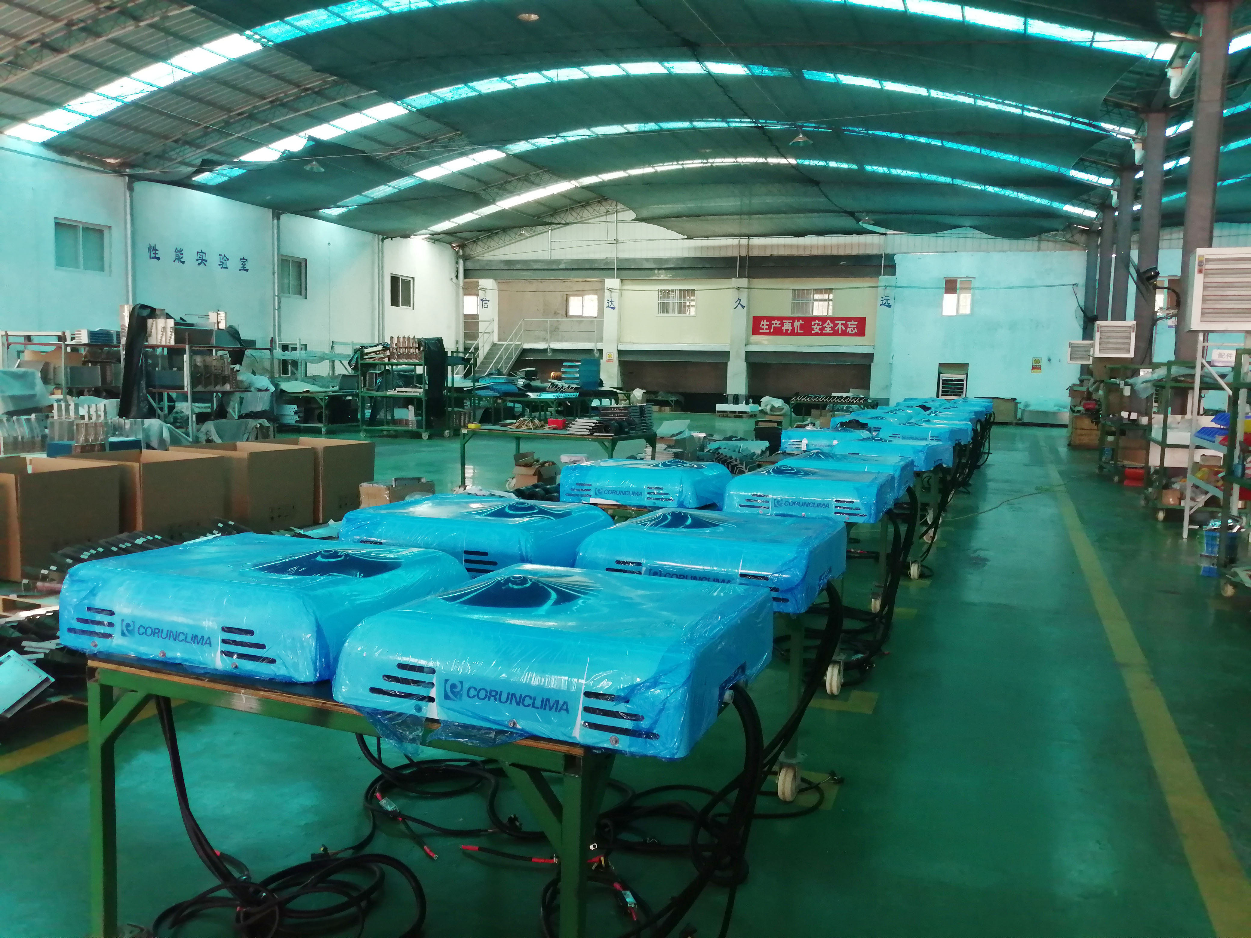 Corunclima produced a new batch of No idle electric APU for Mexico warehouse to enhance close cooperation with North American Market this month. 