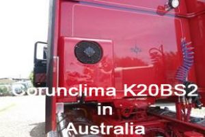 Corunclima All-Electric Truck Air Conditioner K20BS2 Installed in Australia