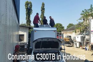 Corunclima All-Electric Transport Refrigeration Unit C300TB Installed in Honduras