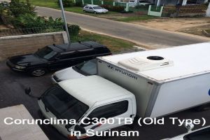 Corunclima All-Electric Transport Refrigeration Unit C300TB Installed in Surinam