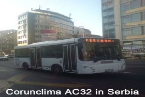 Corunclima Bus Air Conditioner AC32 Installed in Serbia