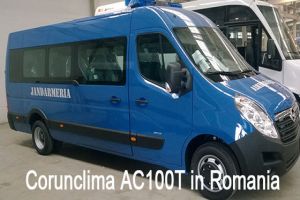 Corunclima All-Electric Van/Bus Air Conditioner AC100T Installed in Romania