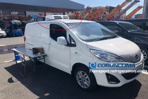 Corunclima supply full DC electric refrigeration units for BYD T3 full electric vans